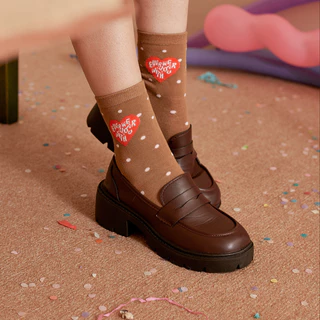 POLKA DOT SOCK - ถุงเท้าลายจุด