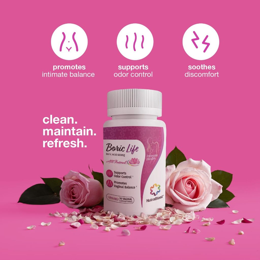 NutraBlast Boric Life Vaginal Suppositories – 30 แคปซูล (สูตรดูแลสมดุลภายใน) (Sku.2189) ราคา ถูกที่สุด ดีลบีเคเค แกลเลอรีภาพที่ 5