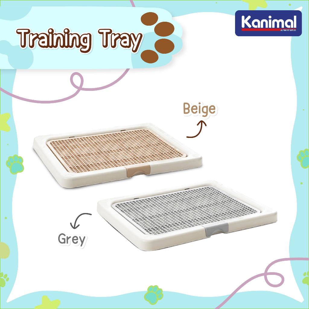 Kanimal Dog Toilet ถาดฝึกฉี่สุนัข ถาดรองซับ ห้องน้ำสุนัข รุ่นเปิดฝาบน สำหรับสุนัขพันธุ์กลาง-ใหญ่ Size M,L,XL