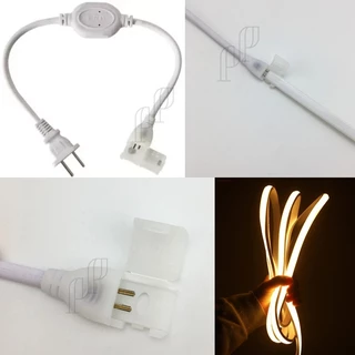 หัวจ่าย 12V 220V ใช้ต่อกับไฟสายยาง neon flex สายStrip5730 5050 12V 220V