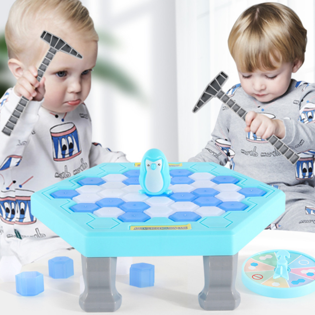 เกมส์เพนกวินทุบน้ำแข็ง Penguin Trap โต๊ะเกมส์ทุบน้ำแข็ง กับดักเพนกวิน ของเล่นเด็ก
