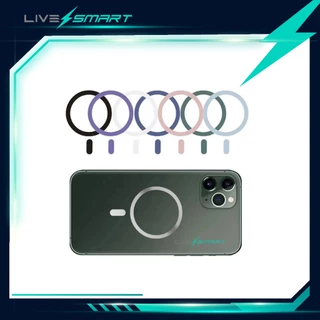 แผ่นแม่เหล็ก ติดหลังมือถือ LiveSmart Magnetic Plate R003 แผ่นเหล็กติดมือถือ