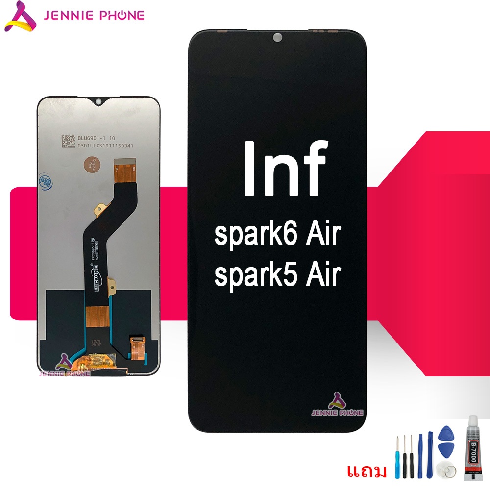 จอ inf spark 6 Air spark 5 Air จอชุด LCD พร้อมทัชสกรีน หน้าจอ + ทัช สำหรับ infinix spark 6 Air spark