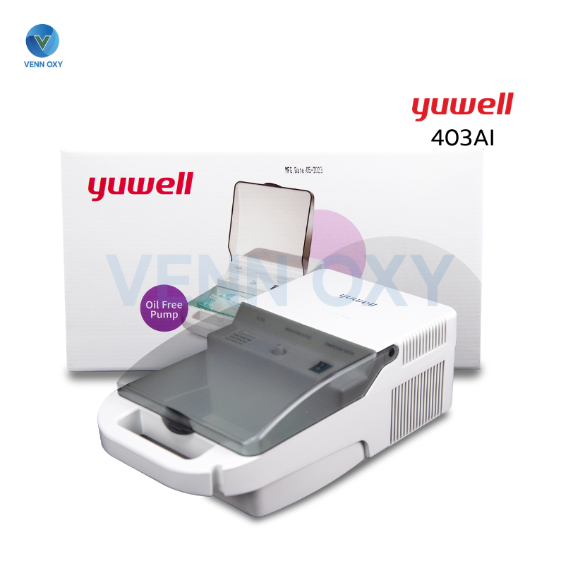 Yuwell Nebulizer เครื่องพ่นละอองยา Yuwell 403AI - รับประกัน 1 ปี