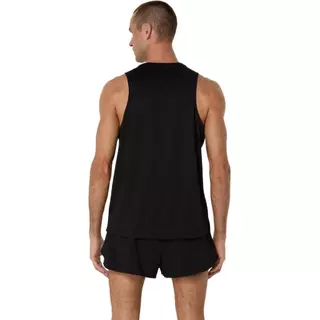 ASICS : 2011D240.001 ASICS SILVER SINGLET MEN RUNNING ผู้ชาย เสื้อกล้าม ของแท้ PERFORMANCE BLACK