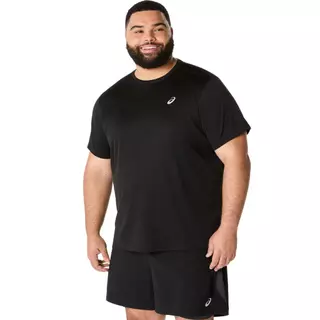 ASICS : 2011D242.001 ASICS SILVER SS TOP MEN RUNNING ผู้ชาย เสื้อคอกลม ของแท้ PERFORMANCE BLACK