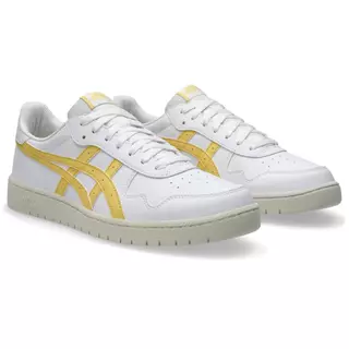 ASICS : 1203A615.103 JAPAN S UNISEX SPORTSTYLE ชายหญิง รองเท้าแฟชั่น ของแท้ WHITE/FADED YELLOW