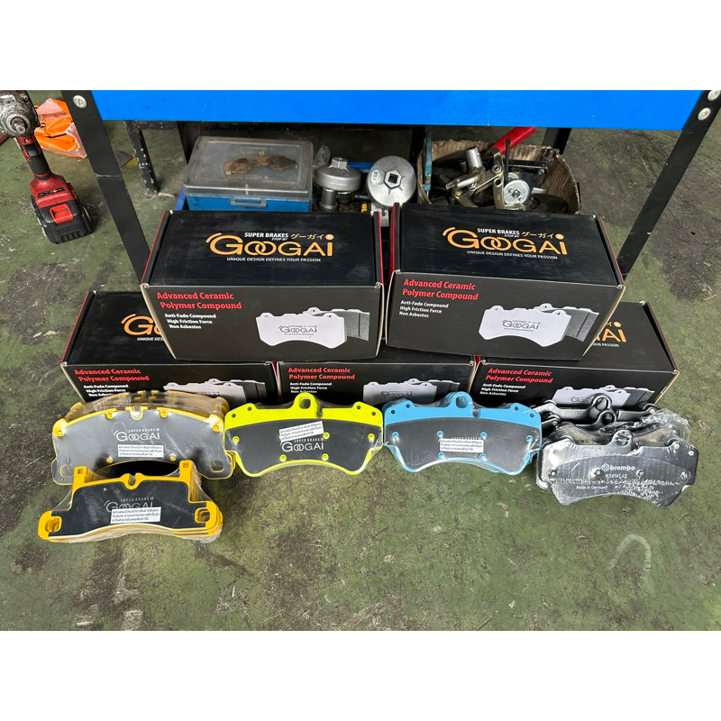 ผ้าเบรค googai tiger 500องศา ap racing 7600