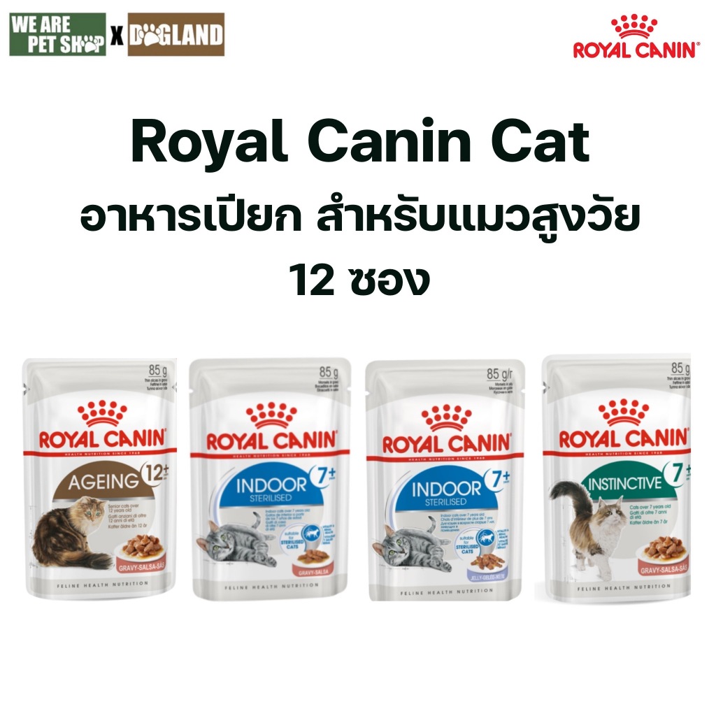 Royal Canin Cat แมวสูงวัย อาหารเปียก 12 ซอง