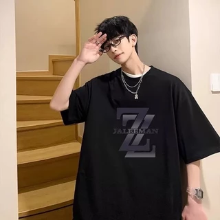 เสื้อยืดผู้ชาย คอกลม-แขนสั้น สกรีนลายสุดฮิต เสื้อยืดสตรีทแฟชั่นเท่ๆ โอเวอร์ไซส์คนอ้วน เสื้อผู้ชายฮิต ผ้านุ่มใส่สบาย