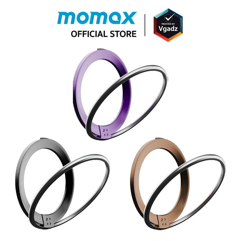 Momax - แหวนติดหลังมือถือ รุ่น Hoop Magnetic Ring Stand