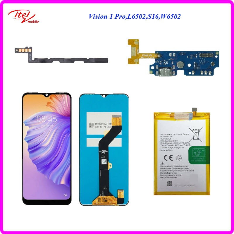 อะไหล่ iTel Vision 1 Pro,L6502,S16,W6502,สายแพร,หน้าจอ LCD.,แบตเตอรี่