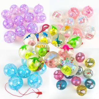 ลูกบอลเด้ง มีไฟ LED ลายการ์ตูน ม้าโพนี่ 65mm ของเล่นเด็ก ลูก…