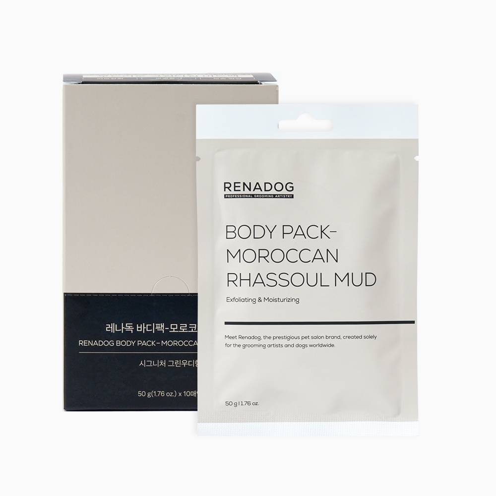Renadog Bodypack-Moroccan Rhassoul Mud 50g สปาโคลนนำเข้าจากเกาหลี ขนาด 50 กรัม — صورة 2