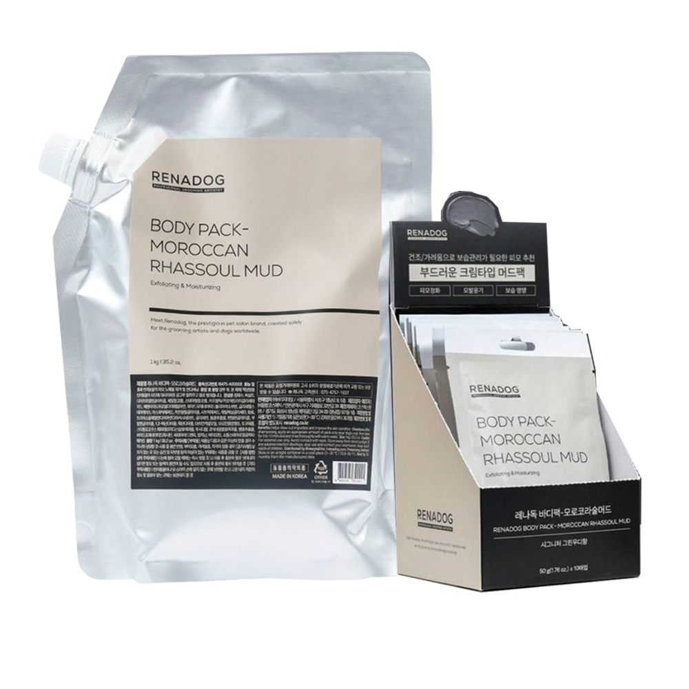 Renadog Bodypack-Moroccan Rhassoul Mud 50g สปาโคลนนำเข้าจากเกาหลี ขนาด 50 กรัม — صورة 4