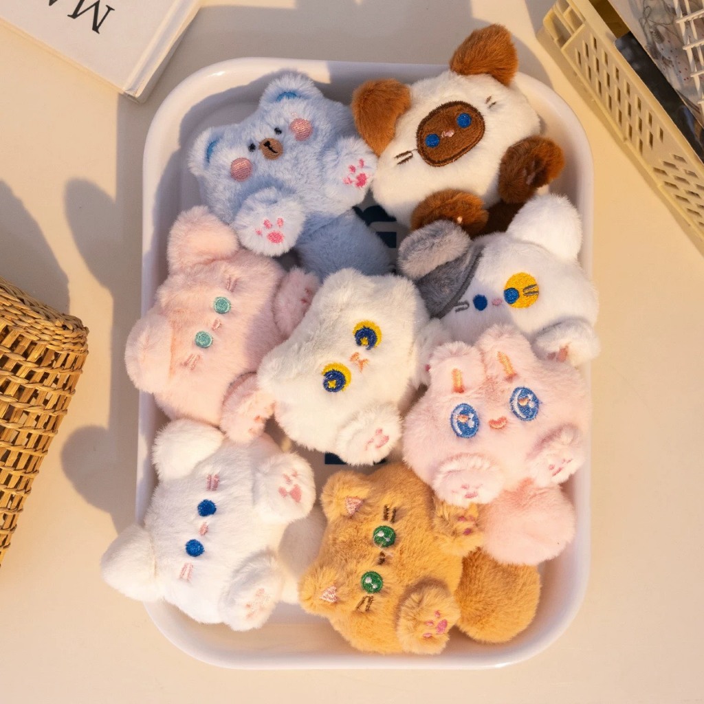 Fashion พวงกุญแจตุ๊กตา ที่ห้อยกระเป๋า ตุ๊กตาแมว ขนมปัง ซูชิ จี้ห้องกระเป๋า Duck Q-210