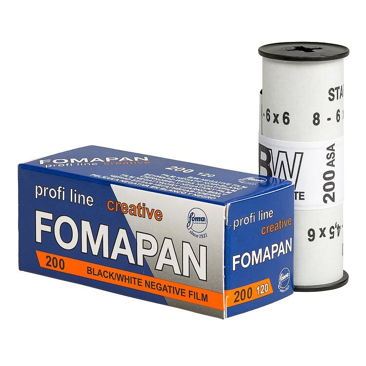 ฟิล์มขาวดำ Fomapan 200 120 Black and White Film Medium Format ฟิล์มถ่ายภาพ ฟิล์ม 120