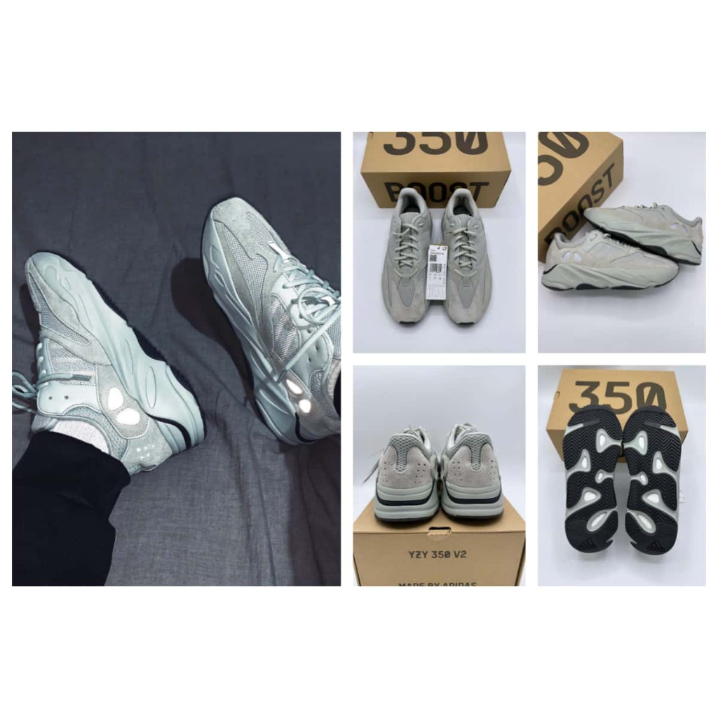 ยูนิเซ็กส์ ADIDAS ORIGINALS YEEZY BOOST 700 รองเท้าคุณพ่อแบบลำลองที่ทนทานต่อแรงกระแทกและแฟชั่น ทรงเตี้ย EG7597