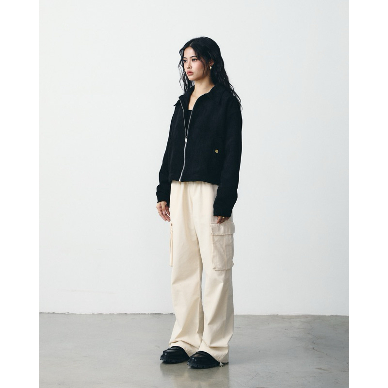 MALIMAYS - Paper Suede Jacket แจ็คเก็ตหนังกลับ รูปที่ 3