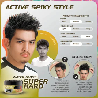 Gatsby Water Gloss แกสบี้ วอเตอร์ กลอส 300 กรัม เจลจัดแต่งทรงผมสูตรน้ำ จัดแต่งทรงผมสไตล์เว็ทลุค
