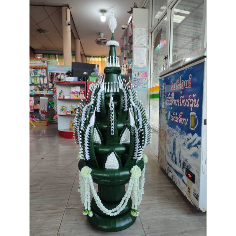 บายศรีสู่ขวัญผ้า+ริบบิ้น (พรีออเดอร์20วัน)