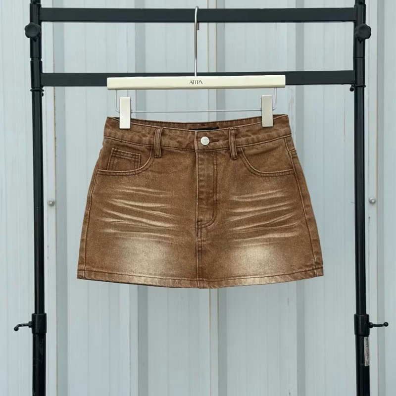 กระโปรงยีนส์ Atipashop - OLWEN DENIM SKIRT (ไซส์ S)