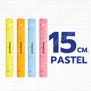(ยกแพ็ค) ไม้บรรทัด 15cm(สีใส),15cm(สีอื่น),30cm(สีใส) ยี่ห้อ Staedtler / 1 แพ็ค (20ชิ้น)