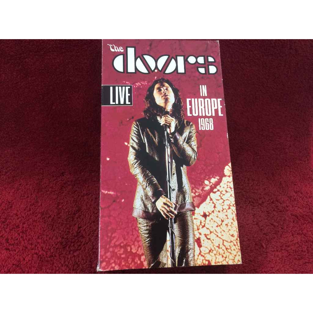 VHS VDO เพลงสากล The Doors - Live in Europe 1968 สภาพตามรูปปก ZD8-82