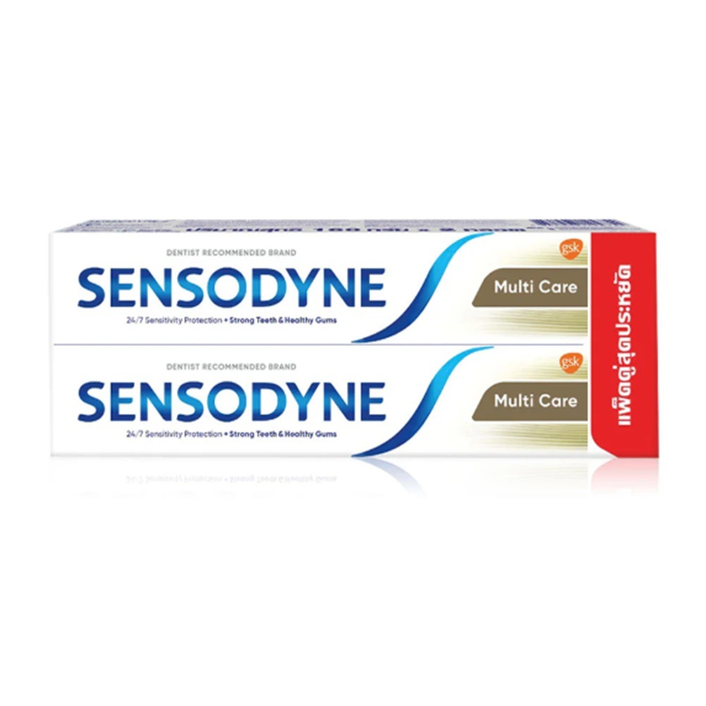 Sensodyne เซ็นโซดายน์ ยาสีฟันมัลติแคร์ 160ก. แพ็ค 2