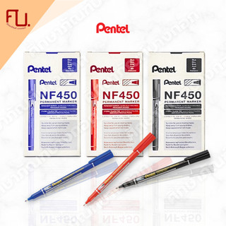 ปากกาเคมี Permanent marker กันน้ำ เส้นขนาด 0.5มิล ยี่ห้อ Pentel บรรจุ 1 ด้าม