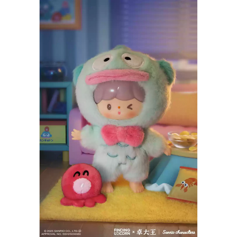 🔴ยกบ็อก(6 ตัว)🔴🔥โค้ดแฟชั่นลด30%🔥พร้อมส่งในไทย🔥Zzoton x Sanrio characters Love-League buddies series พวงกุญแจ