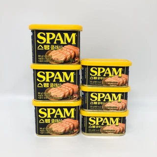 Spam Classic Light 80g 200g 340g แฮมกระป๋อง แฮมกระป๋องเกาหลี สำเร็จรูป สูตรต้นตำรับ 스팸
