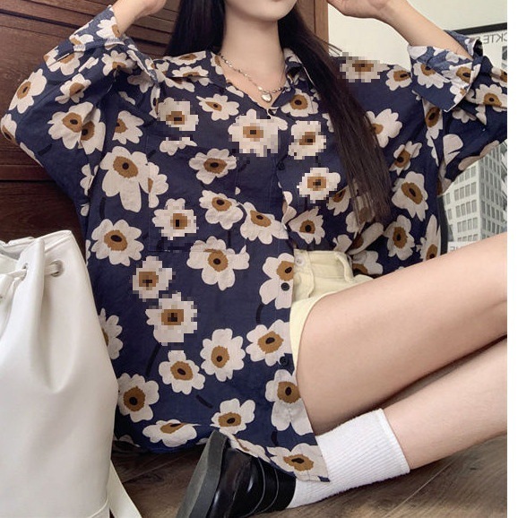 เสื้อฮาวายแขนสั้นลายวินเทจ ไซส์โอเวอร์ผ้าพรีเมียมเชิ้ตลายดอก ใส่สบายไม่ร้อน เหมาะเล่นน้ำสงกรานต์ - รูปที่ 7