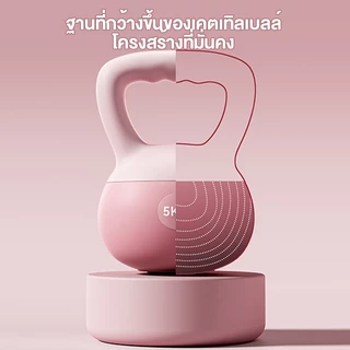 เคตเทิลเบล 2-10kg kettlebell นัมเบล ดัมเบลยกน้ำหนัก ยกน้ําหนัก เคตเทิลเบลล์แบบนุ่ม วัสดุ PVC เคทเทิลเบล ลูกตุ้มยกน้