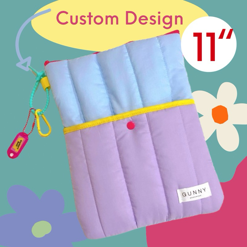 🧤🧣แบบสั่งทำคอสตอมสีเอง🧣🧤กระเป๋าใส่ ipad 11 นิ้ว🤎