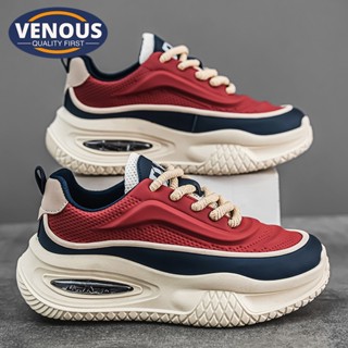 【Venous】2025 รองเท้ากีฬาแบบสบายสำหรับผู้ชายสไตล์เกาหลี รองเท…