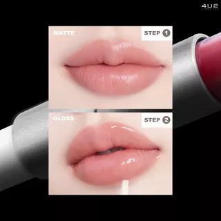 ลิปกระจก 4U2 TWOGETHER MATTE AND GLOSS LIP - ลิปกระจก4u2 ลิปติดทน ลิปกลบสีปาก ปากฉ่ำ ลิป4U2 ลิปส