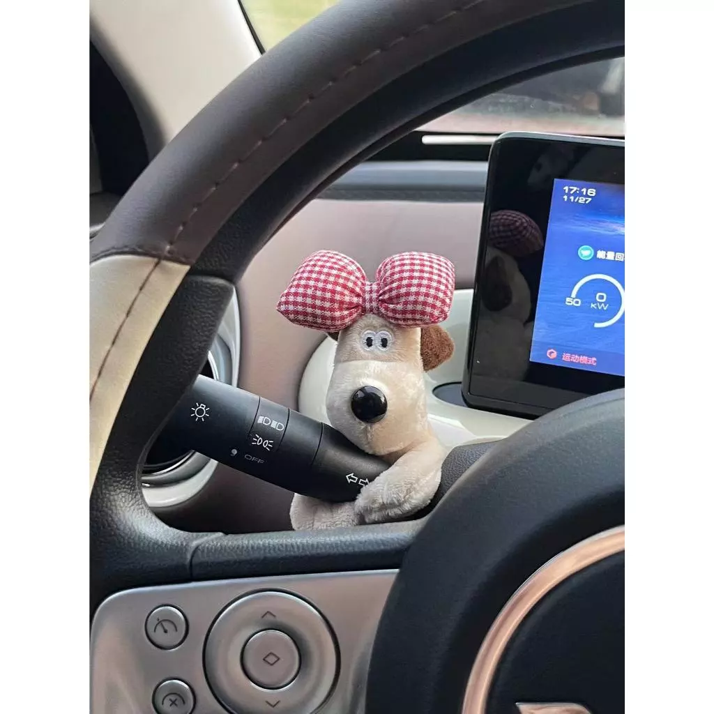 ตุ๊กตาสุนัขผ้ากำมะหยี่สำหรับที่ปัดน้ำฝนรถยนต์ thumbnail 8