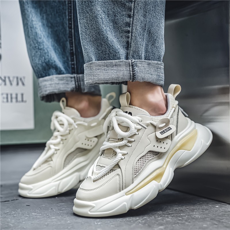 【Venous】2025 รองเท้าผู้ชายเกาหลีกีฬาแบบต้นฉบับ รองเท้าผ้าใบสำหรับผู้ชายแบบเป็นกันเอง รองเท้าผู้ชายยางกีฬา - รูปที่ 4