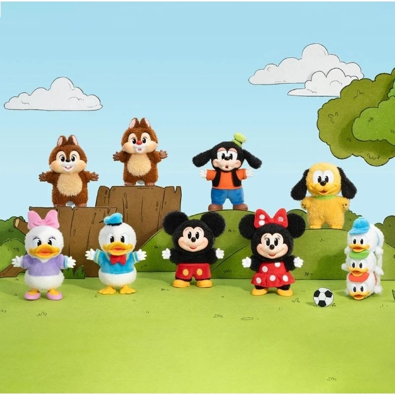 (พร้อมส่ง) Mickey Family Cute Together Keychain