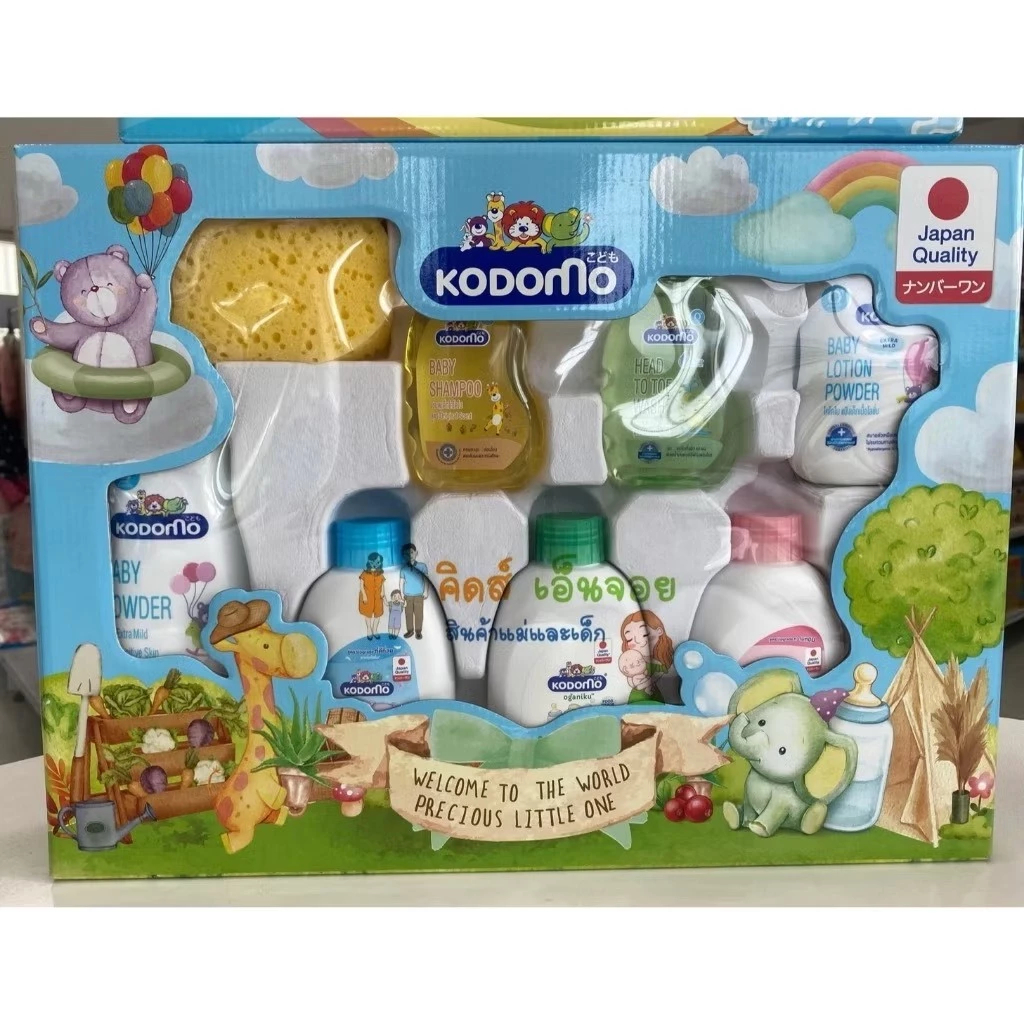 Kodomo โคโดโมะ เซทของขวัญ เซทสบู่ ใช้ได้ตั้งแต่แรกเกิด