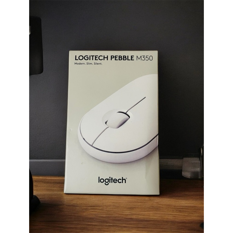 เม้าส์ Logitech Pebble M350 สีขาว ไร้สาย ของใหม่