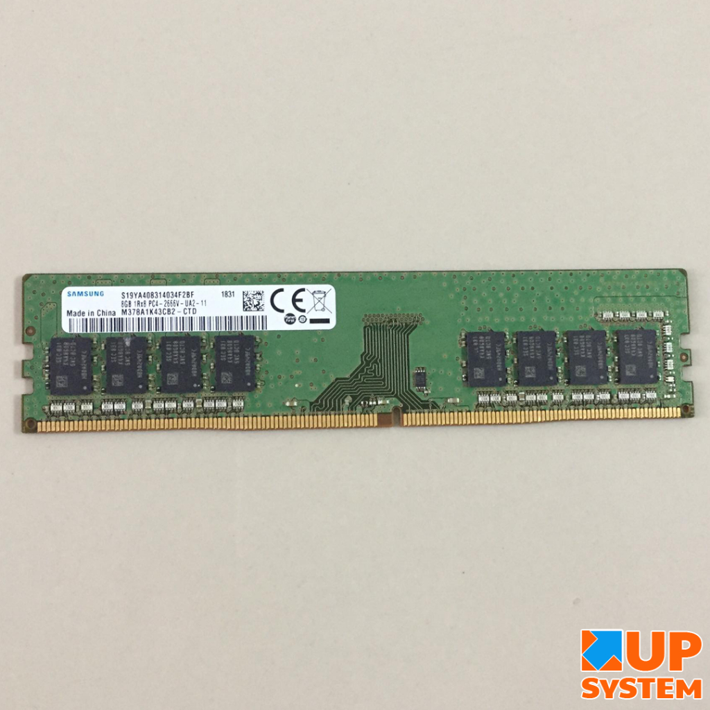 RAM 8GB / DDR4 / Samsung / 1Rx8 PC4 2666V-UA2-11 (แรมมือ2)