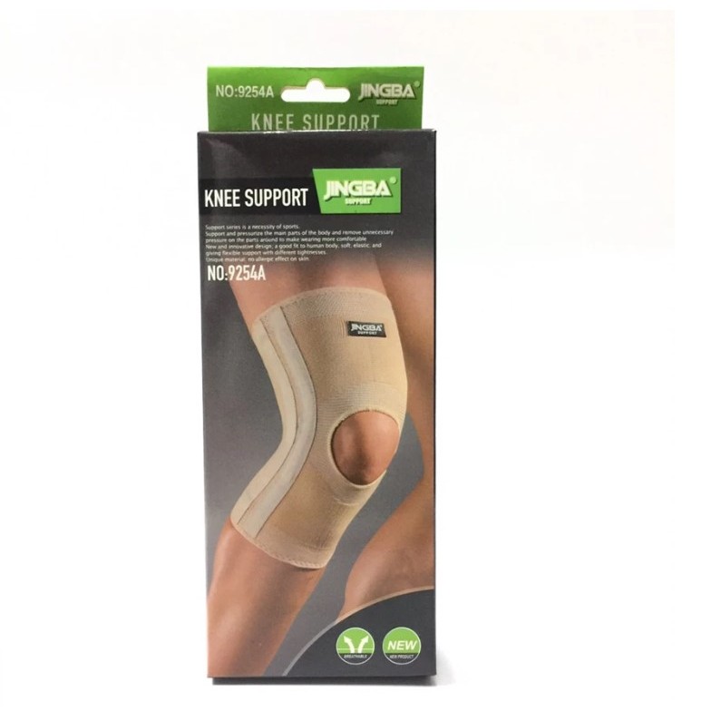 Jingba Knee support ผ้าสวมหัวเข่าแก้อักเสบหัวเข่า เสริมสปิง ช่องระบายอากาศ เนื้อผ้ายืดพิเศษ แนะนำรอบเข่า 23-55 cm. รูปที่ 7