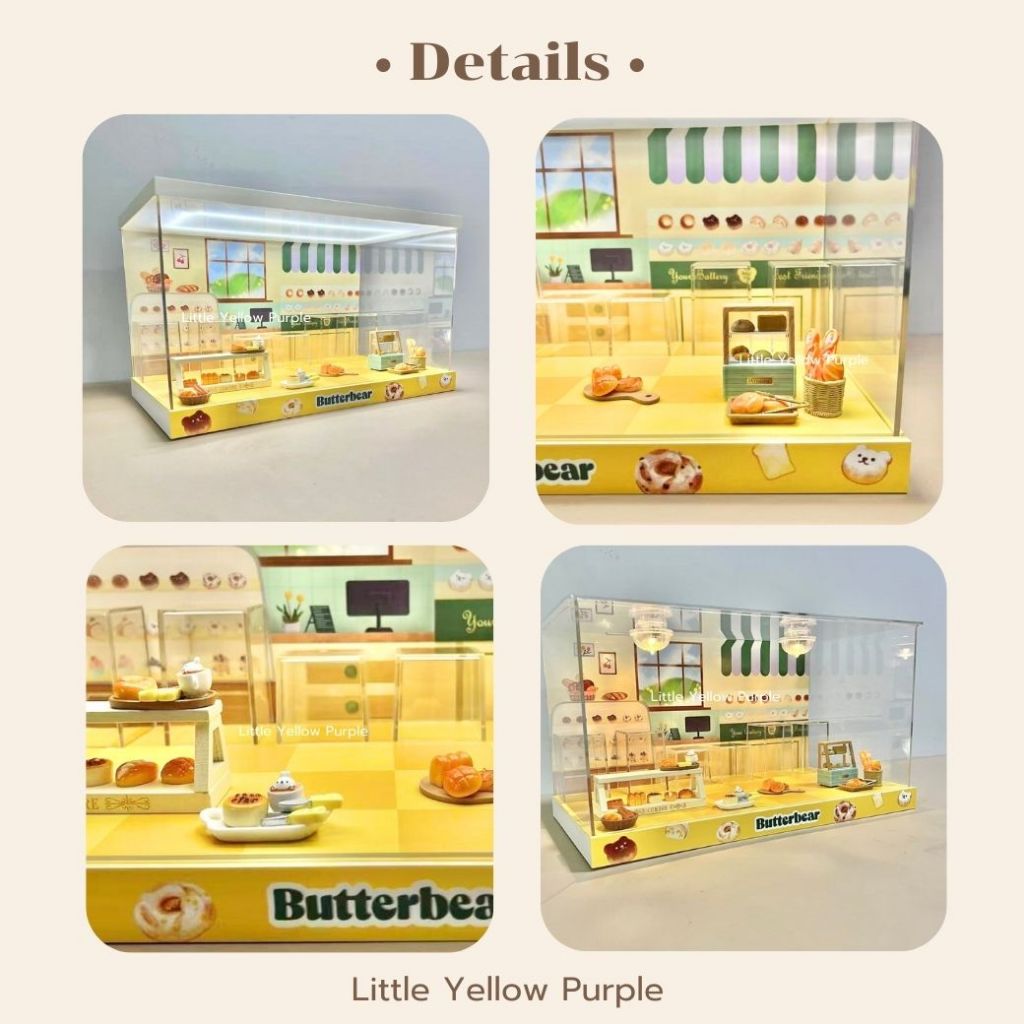 (พร้อมส่ง) ตู้โชว์โมเดล ButterBear น้องหมีเนย Operating Day Series   กล่องอะคิลิคใส่โมเดล พร้อมอุปกรณ์ประกอบฉาก ราคา ถูกที่สุด ดีลบีเคเค แกลเลอรีภาพที่ 8