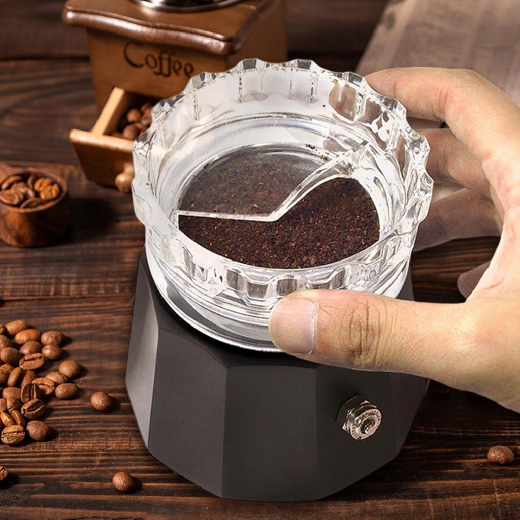 หม้อชงกาแฟแบบมอกา อุปกรณ์โรยผงโมก้าพอท Moka Pot Dosing Ring อุปกรณ์กาแฟ กลี่ยผงกาแฟ 3 ถ้วย/ 6 ถ้วย อุปกรณ์เสริม