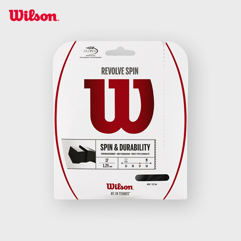 WILSON Revolve Spin 17 เอ็นไม้เทนนิส WRZ958900 Official Store