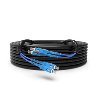 สายไฟเบอร์ออฟติก 2 คอร์ SC หุ้มเกราะ (armoured) กันกระรอก 25…