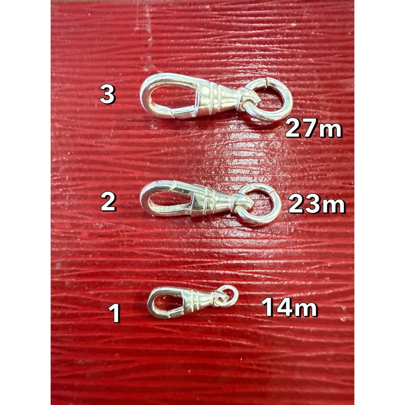 [เจ้ปุ้ย เครื่องเงิน] สปริงห้อยจี้พระ เงินแท้92.5%