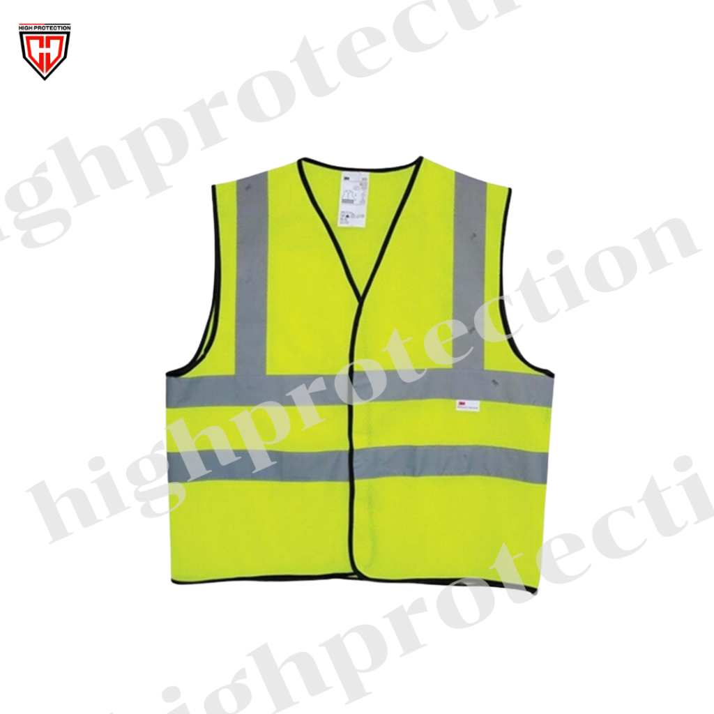 เสื้อกั๊กสะท้อนแสง สีเหลืองมะนาว รุ่น 2925 ยี่ห้อ 3M